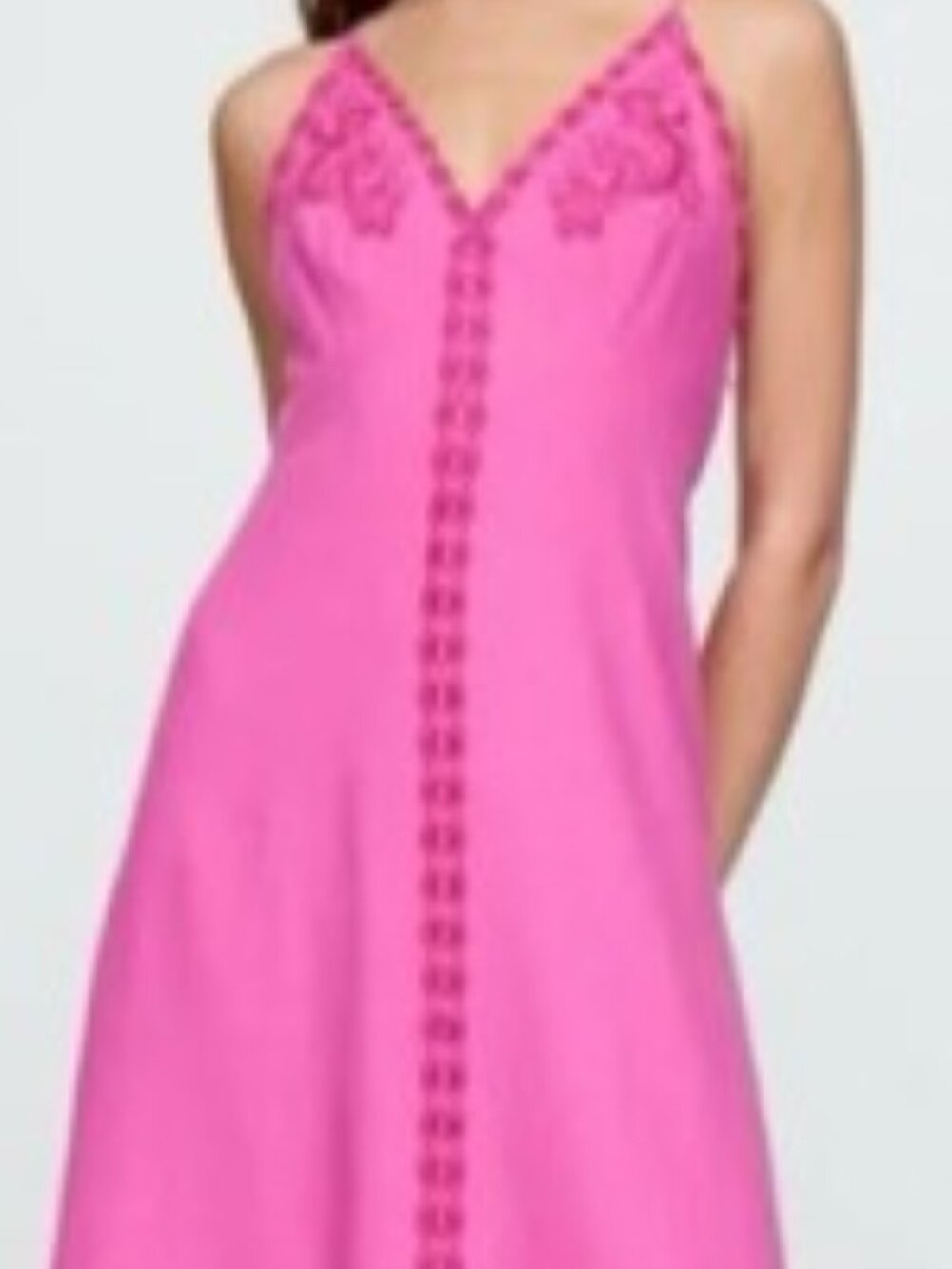 GAP Hot Pink Maxi Dress – Size L – New (without tags)